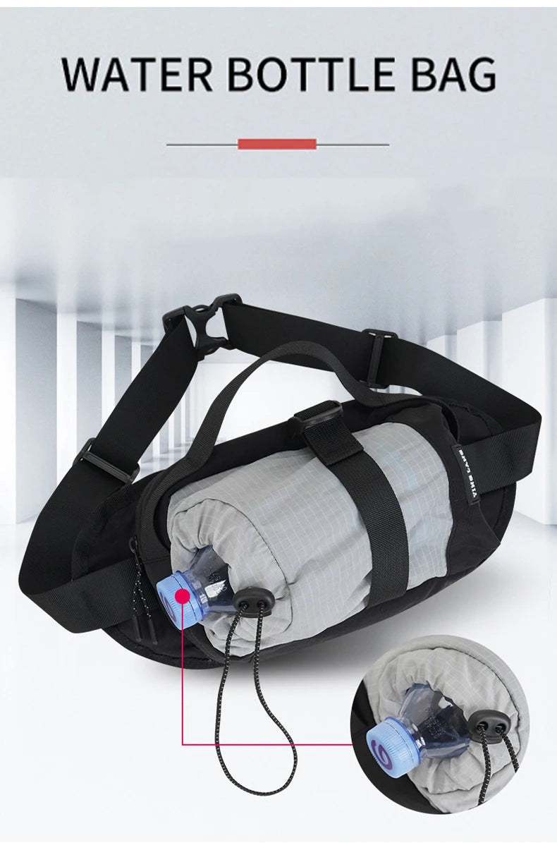 Climbing chest bag nylon multi-layer storage water bottle holder - product image
