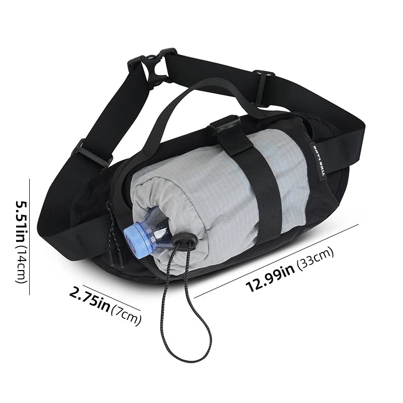 Climbing chest bag nylon multi-layer storage water bottle holder - product image