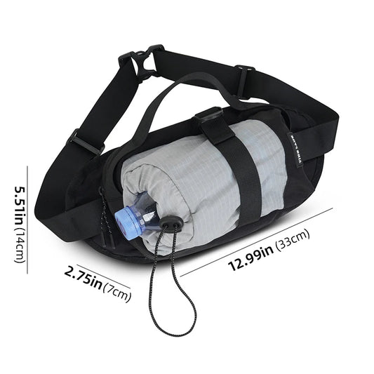 Climbing chest bag nylon multi-layer storage water bottle holder - product image