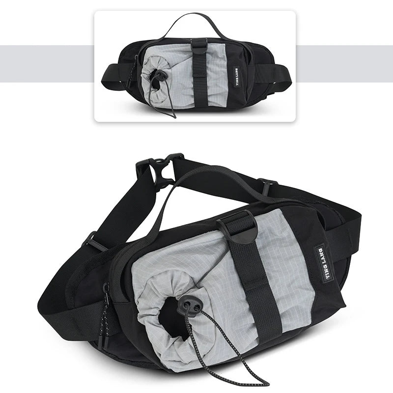 Climbing chest bag nylon multi-layer storage water bottle holder - product image