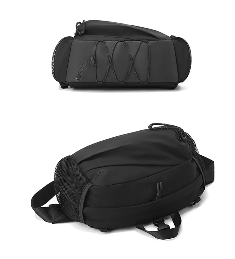 Climbing vest backpack nylon large storage reflective stripes detachable bag - product image