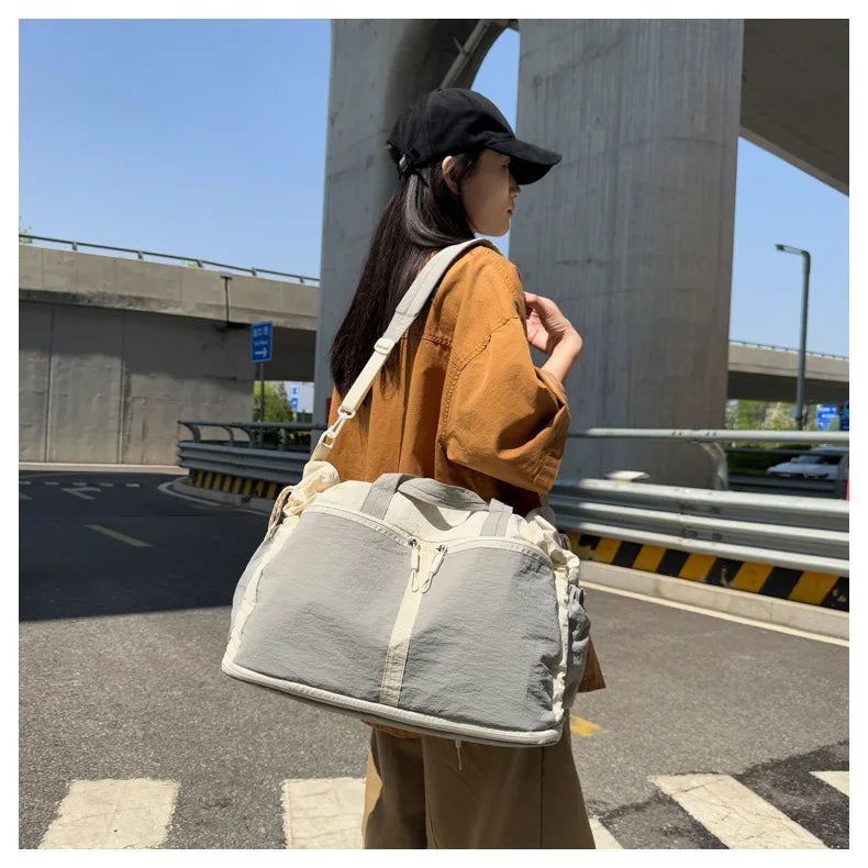 Cloth fitness gym travel duffel bag large capacity wet dry separation multi-pocket - product image