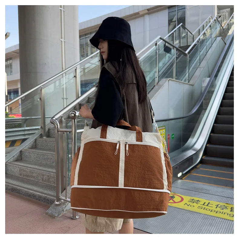 Cloth fitness gym travel duffel bag large capacity wet dry separation multi-pocket - product image