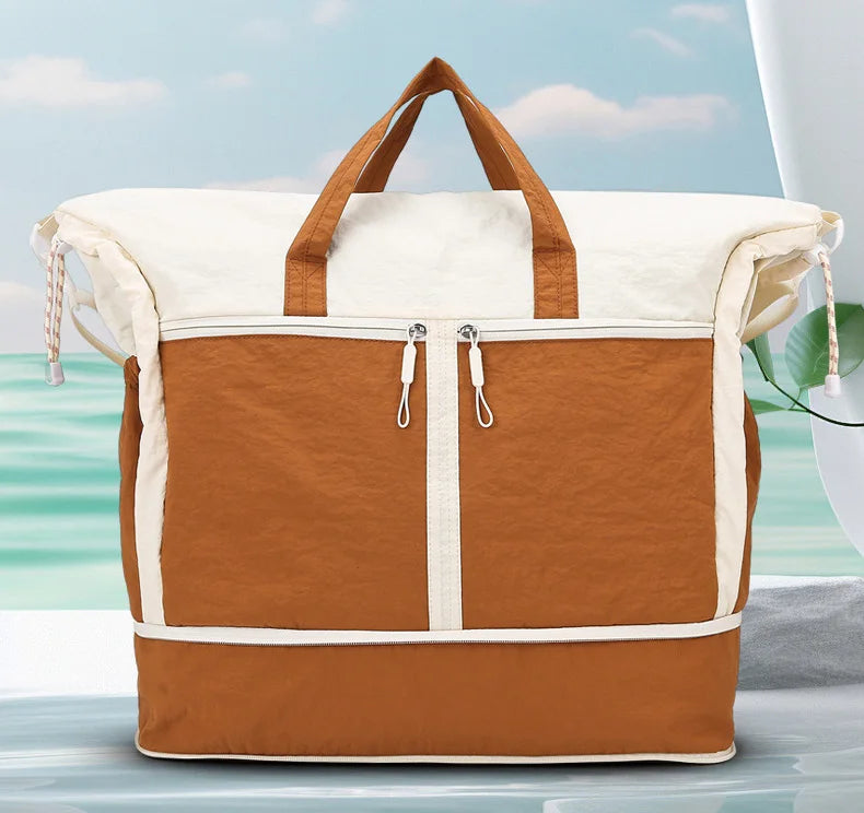 Cloth fitness gym travel duffel bag large capacity wet dry separation multi-pocket - product image