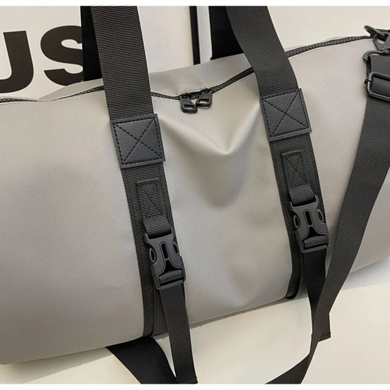 Cloth travel gym bag wet dry separation shoes pocket multi-carry crossbody bag - product image