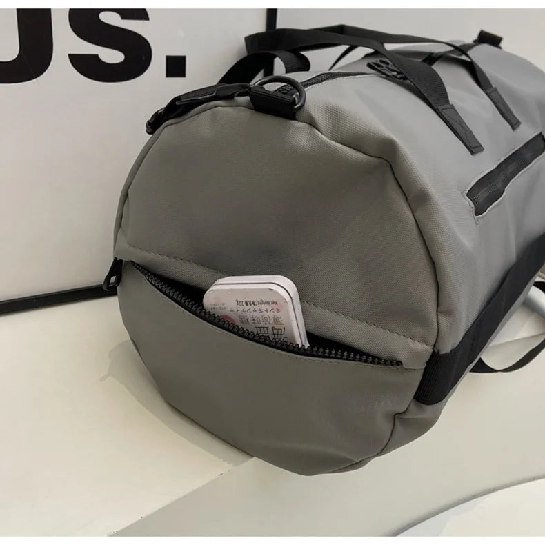 Cloth travel gym bag wet dry separation shoes pocket multi-carry crossbody bag - product image