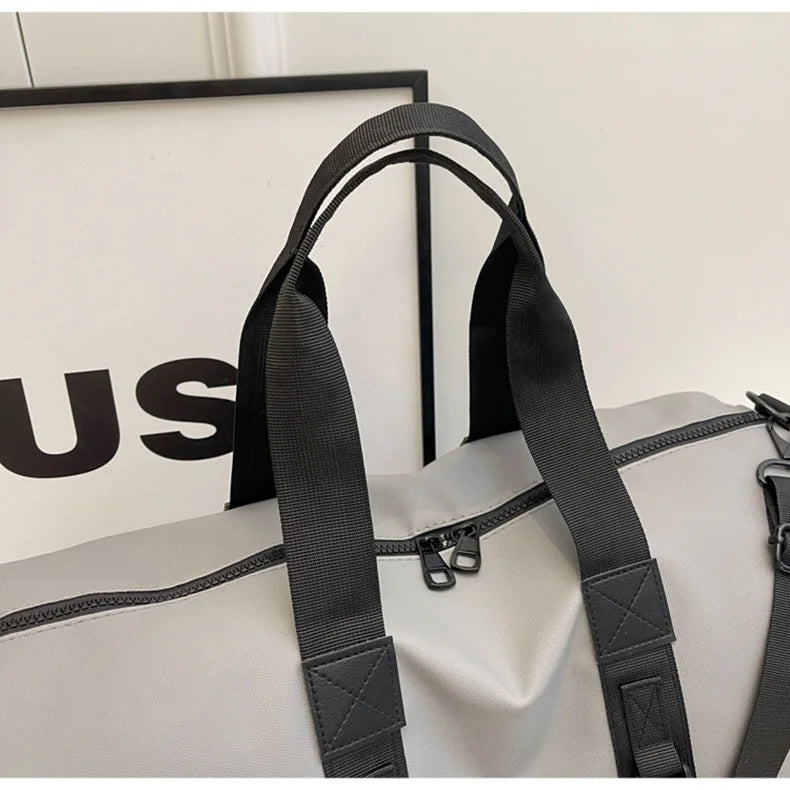 Cloth travel gym bag wet dry separation shoes pocket multi-carry crossbody bag - product image