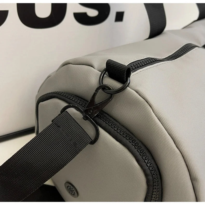 Cloth travel gym bag wet dry separation shoes pocket multi-carry crossbody bag - product image