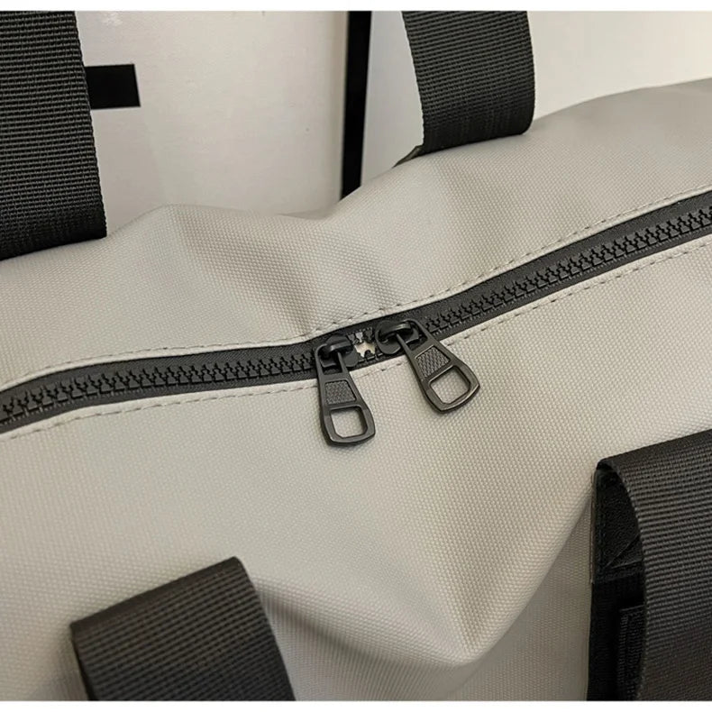 Cloth travel gym bag wet dry separation shoes pocket multi-carry crossbody bag - product image
