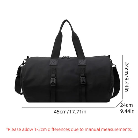 Cloth travel gym bag wet dry separation shoes pocket multi-carry crossbody bag - product image