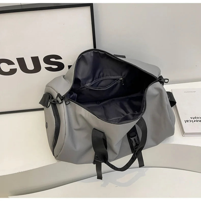 Cloth travel gym bag wet dry separation shoes pocket multi-carry crossbody bag - product image