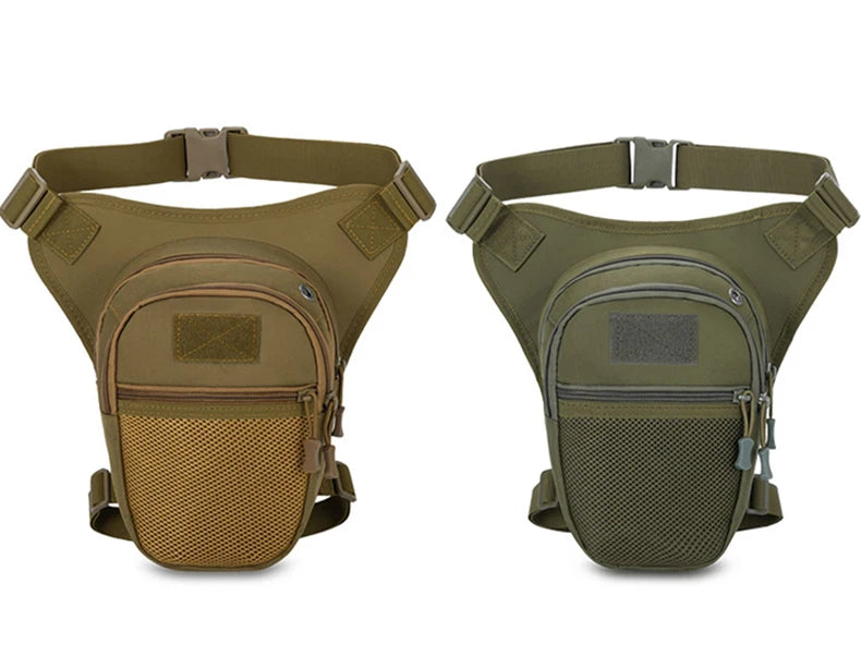 Cycling nylon leg bag lightweight multipurpose adjustable waist strap - product image