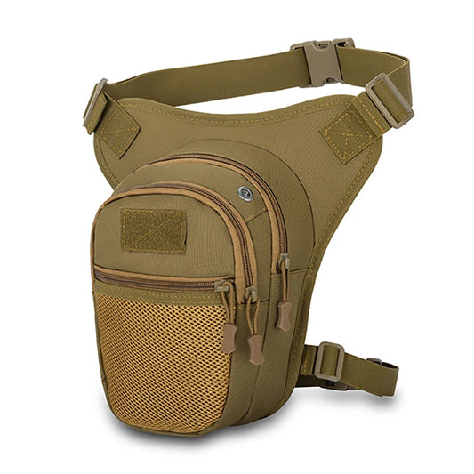 Cycling nylon leg bag lightweight multipurpose adjustable waist strap - product image