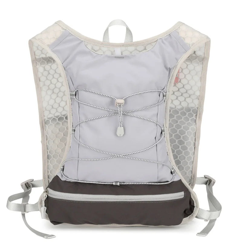 Cycling running hydration vest backpack with reflective strips and waist pockets - product image