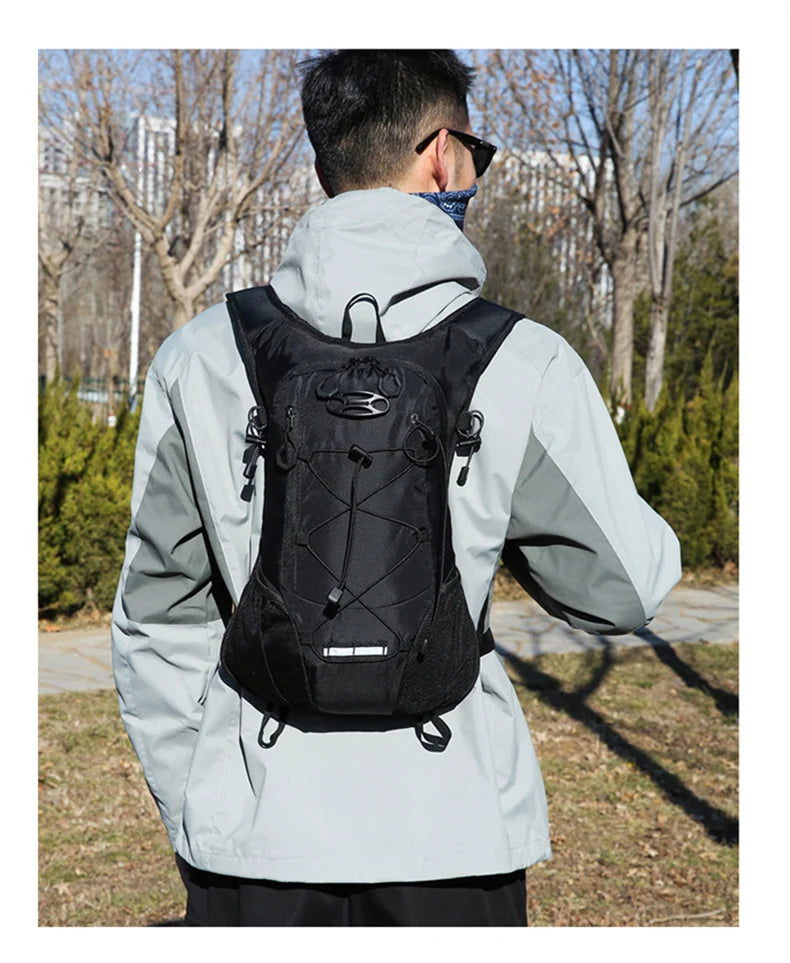 Cycling sport backpack with hydration system multilayer storage oxford nylon - product image