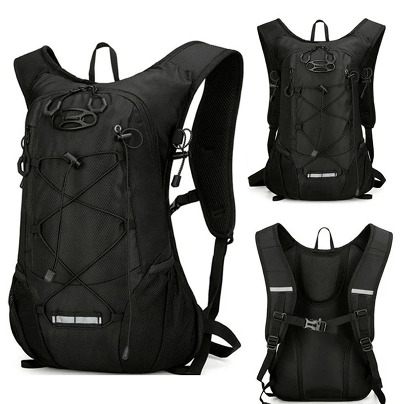 Cycling sport backpack with hydration system multilayer storage oxford nylon - product image