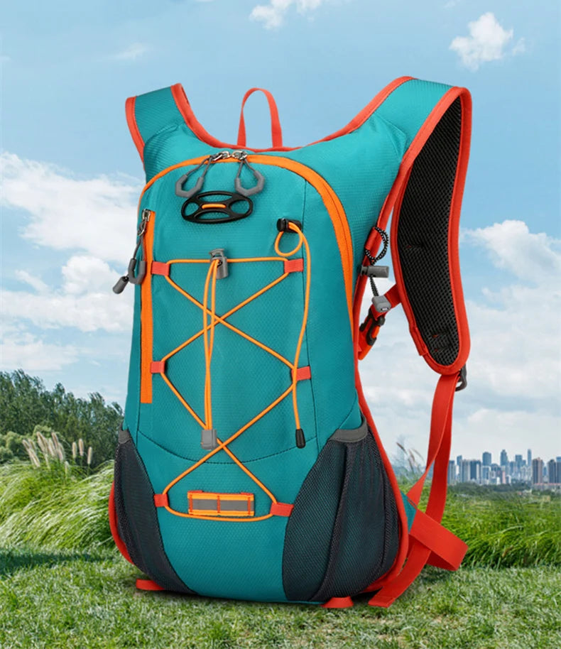 Cycling sport backpack with hydration system multilayer storage oxford nylon - product image