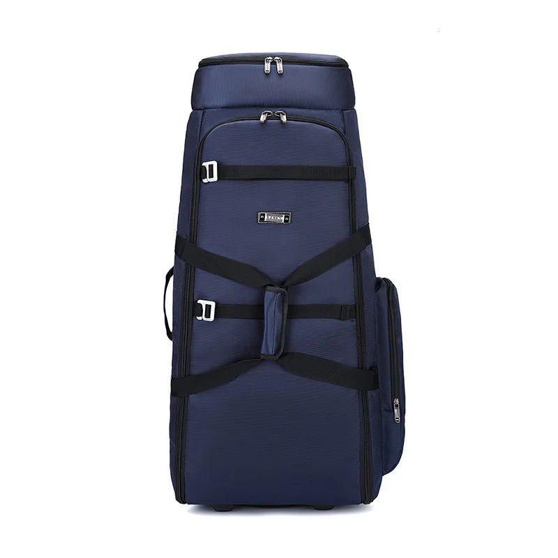 Durable oxford golf travel bag with wheels and multi-compartment storage - product image