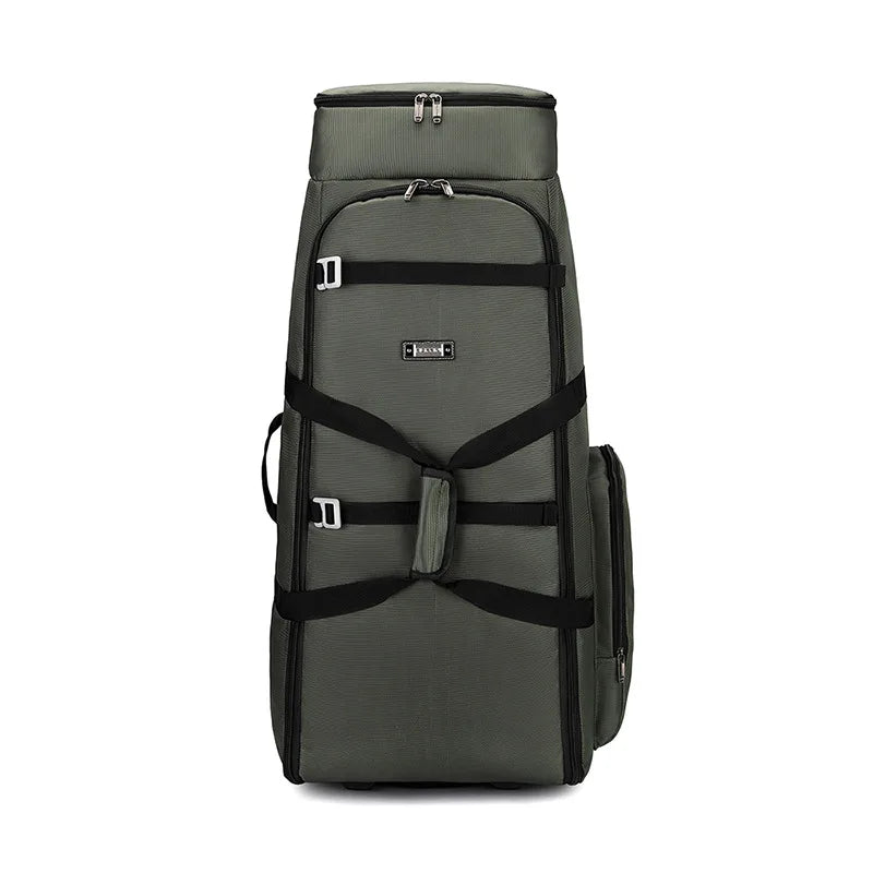 Durable oxford golf travel bag with wheels and multi-compartment storage - product image