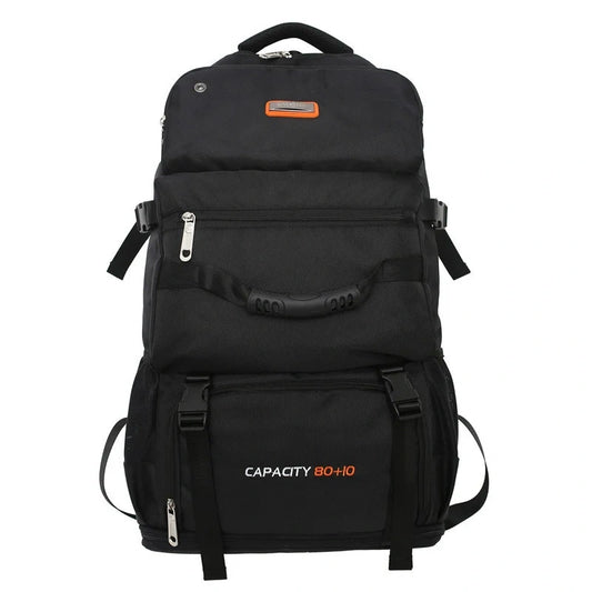 Expandable 60L-80L Softback Nylon Travel Backpack, Multiple Colors