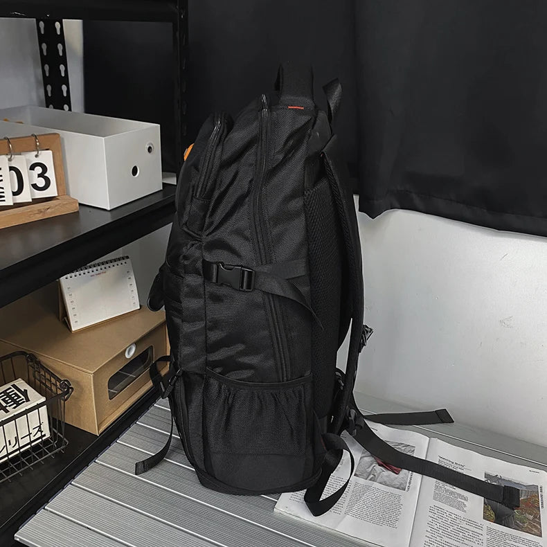 Expandable 60l-80l softback nylon travel backpack, multiple colors - product image