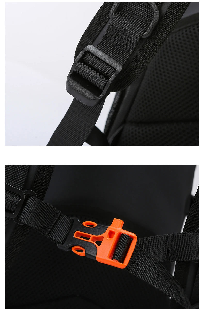 Fishing lure backpack with rod holders and molle system, nylon - product image