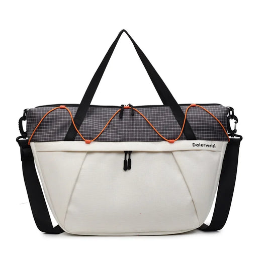 Fitness nylon yoga bag dry wet separation large capacity shoulder tote bag - product image