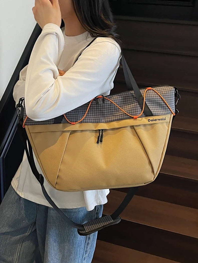 Fitness nylon yoga bag dry wet separation large capacity shoulder tote bag - product image