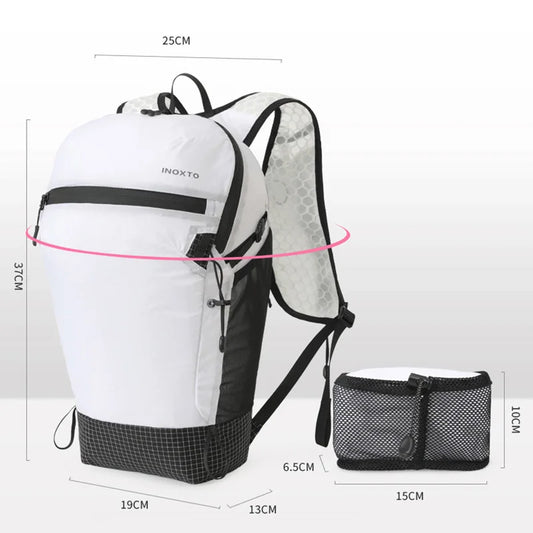 Foldable 14l softback nylon mountaineering backpack with hydration compatibility - product image