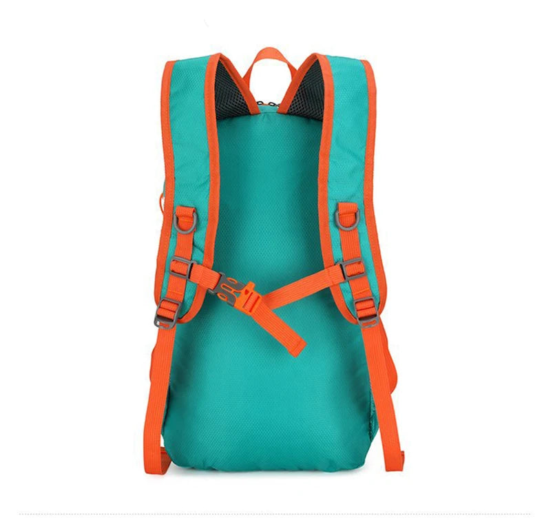 Foldable climbing backpack large capacity lightweight multipocket outdoor nylon - product image
