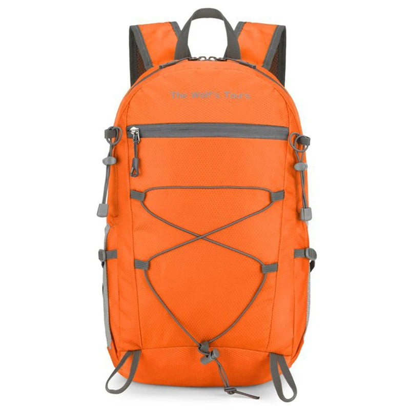 Foldable climbing backpack large capacity lightweight multipocket outdoor nylon - product image