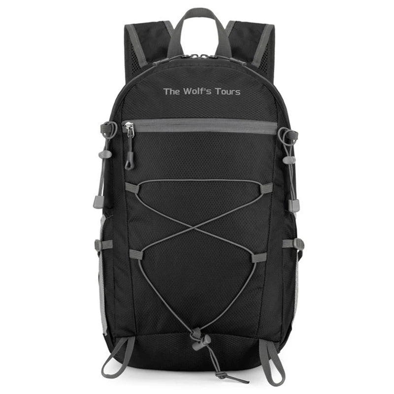 Foldable climbing backpack large capacity lightweight multipocket outdoor nylon - product image