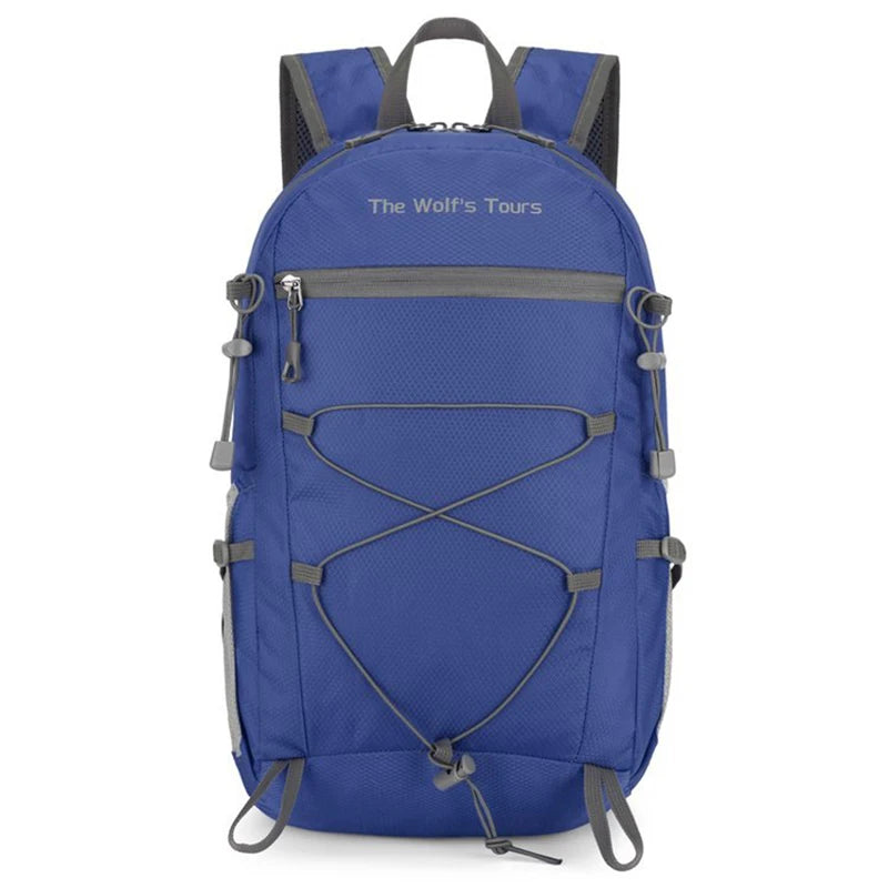 Foldable climbing backpack large capacity lightweight multipocket outdoor nylon - product image