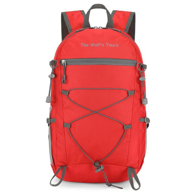 Foldable climbing backpack large capacity lightweight multipocket outdoor nylon - product image