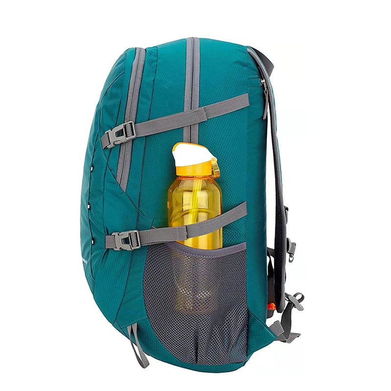 Foldable waterproof nylon outdoor backpack with dry wet separation and chest strap - product image