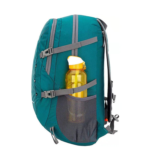 Foldable waterproof nylon outdoor backpack with dry wet separation and chest strap - product image