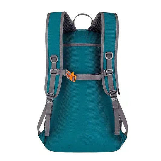 Foldable waterproof nylon outdoor backpack with dry wet separation and chest strap - product image