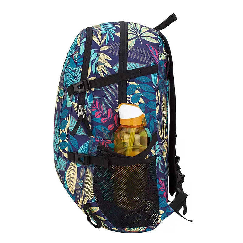 Foldable waterproof nylon outdoor backpack with dry wet separation and chest strap - product image