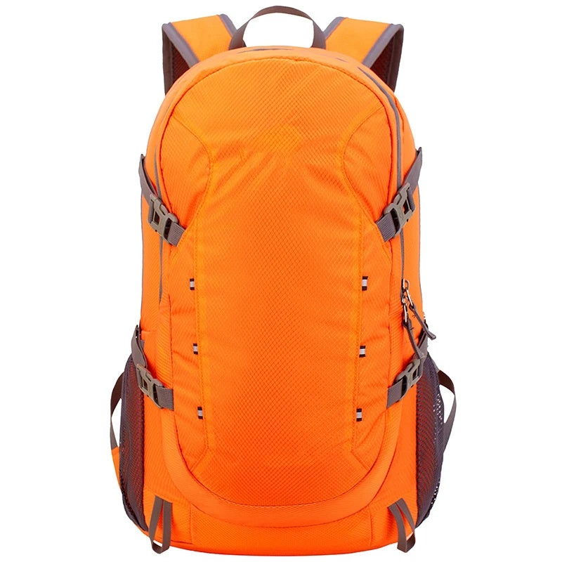 Foldable waterproof nylon outdoor backpack with dry wet separation and chest strap - product image
