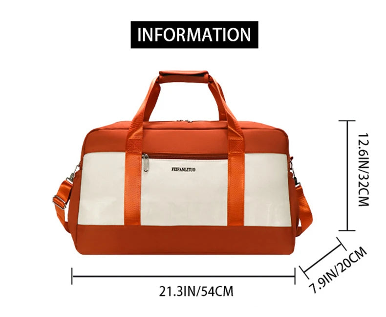 Gym bag fitness yoga travel duffel handbag outdoor camping hiking swimming luggage - product image