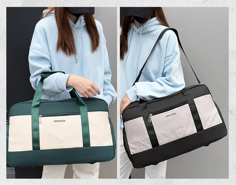 Gym bag fitness yoga travel duffel handbag outdoor camping hiking swimming luggage - product image