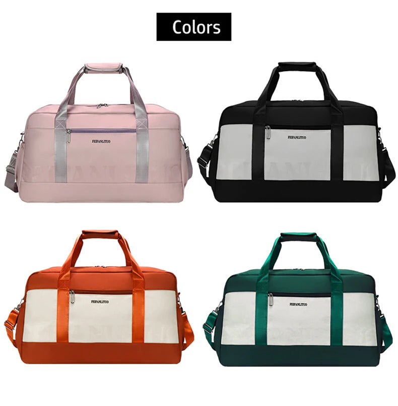 Gym bag fitness yoga travel duffel handbag outdoor camping hiking swimming luggage - product image