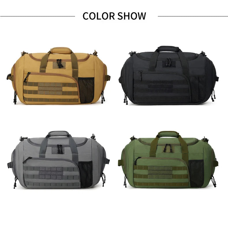 Gym fitness outdoor travel large capacity crossbody handbag climbing camping duffel - product image