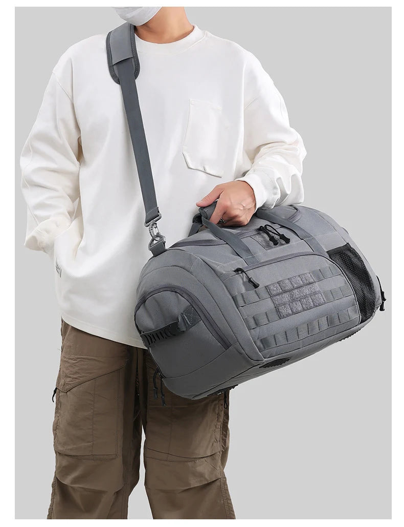 Gym fitness outdoor travel large capacity crossbody handbag climbing camping duffel - product image
