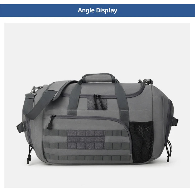 Gym fitness outdoor travel large capacity crossbody handbag climbing camping duffel - product image