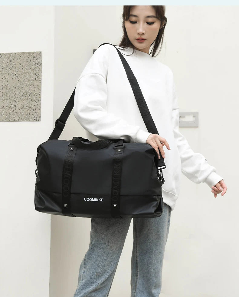 Gym fitness yoga sports duffel bag travel luggage handbag outdoor camping hiking - product image