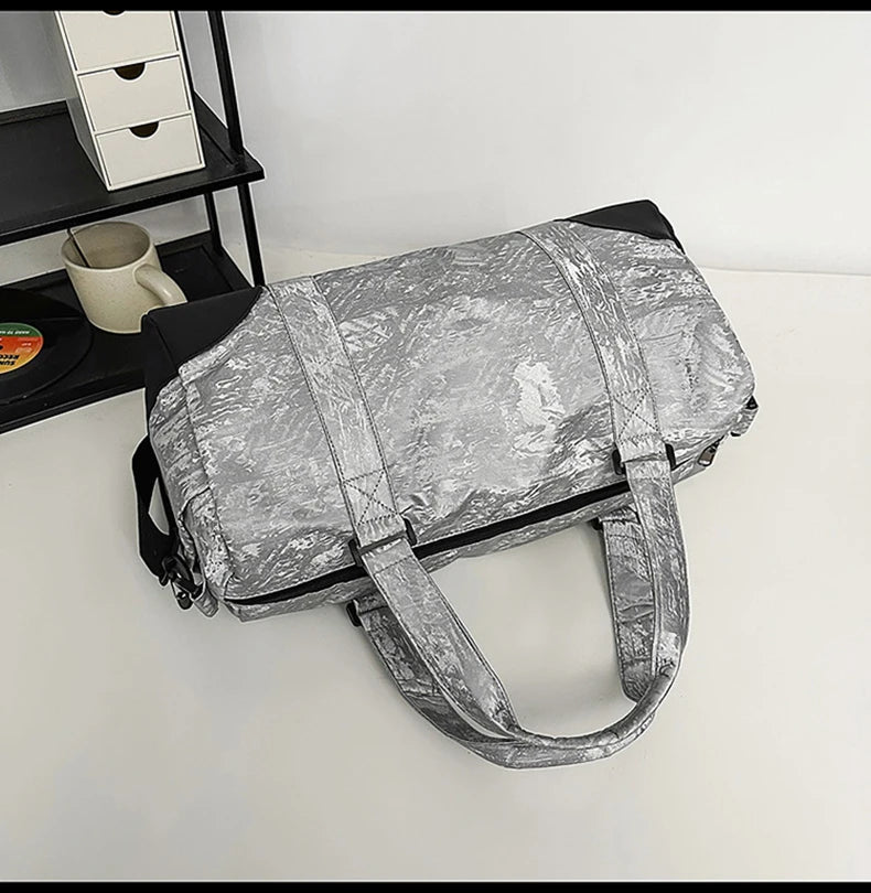 Gym yoga bag dry wet separation sports duffel outdoor hiking camping satchel - product image