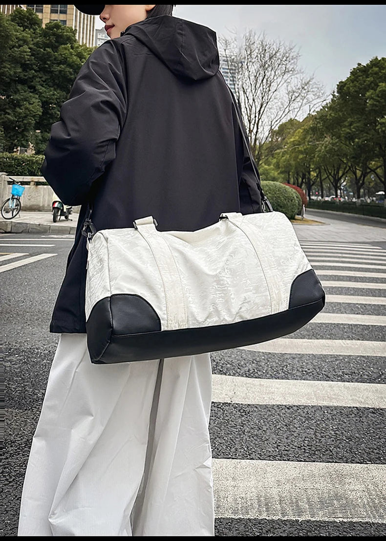 Gym yoga bag dry wet separation sports duffel outdoor hiking camping satchel - product image