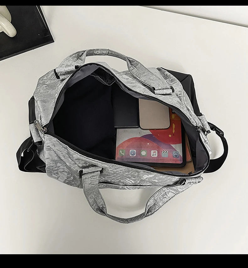 Gym yoga bag dry wet separation sports duffel outdoor hiking camping satchel - product image