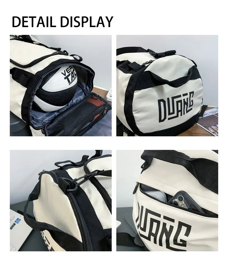 Large capacity basketball sports duffel gym yoga tote outdoor hiking camping bag - product image